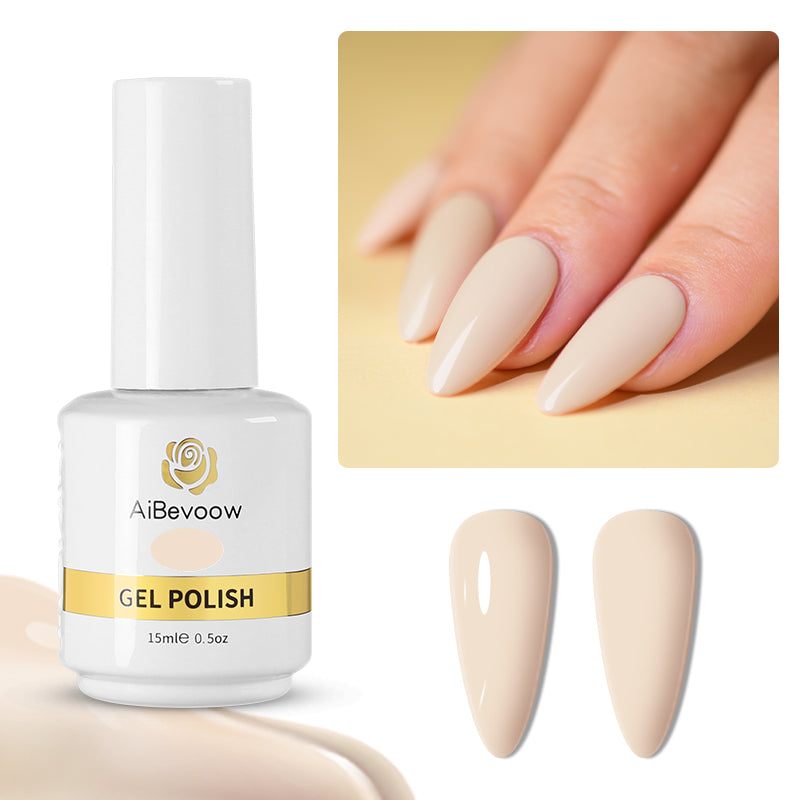 Cuti Color Series 15ml Gel Nail Polish, Gel Polish Set Soak Off LED Long-Wear Mirror Shine Essential Nail Gel Salon Manicure Design DIY at Home, 0.5 Fluid Ounces 15mlx1