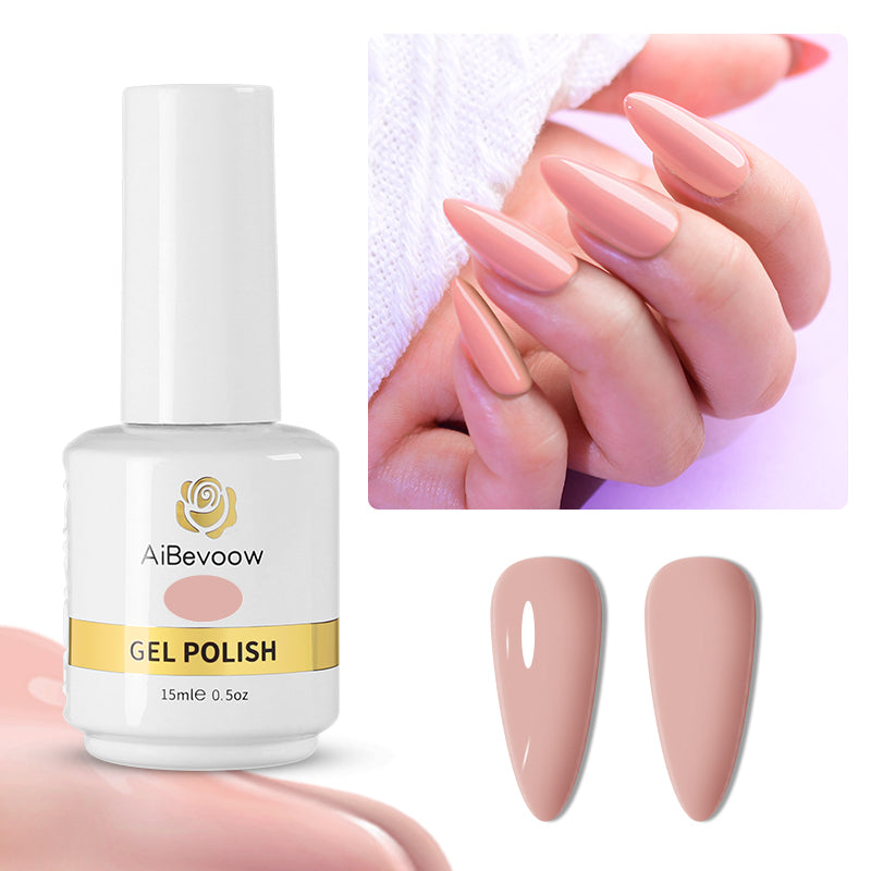 Cuti Color Series 15ml Gel Nail Polish, Gel Polish Set Soak Off LED Long-Wear Mirror Shine Essential Nail Gel Salon Manicure Design DIY at Home, 0.5 Fluid Ounces 15mlx1
