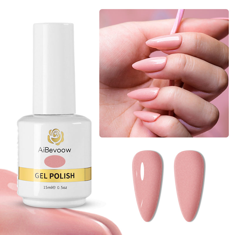Cuti Color Series 15ml Gel Nail Polish, Gel Polish Set Soak Off LED Long-Wear Mirror Shine Essential Nail Gel Salon Manicure Design DIY at Home, 0.5 Fluid Ounces 15mlx1