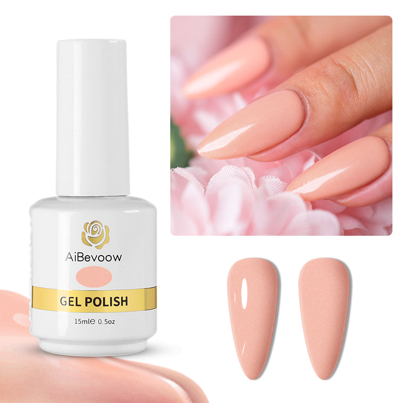 Cuti Color Series 15ml Gel Nail Polish, Gel Polish Set Soak Off LED Long-Wear Mirror Shine Essential Nail Gel Salon Manicure Design DIY at Home, 0.5 Fluid Ounces 15mlx1