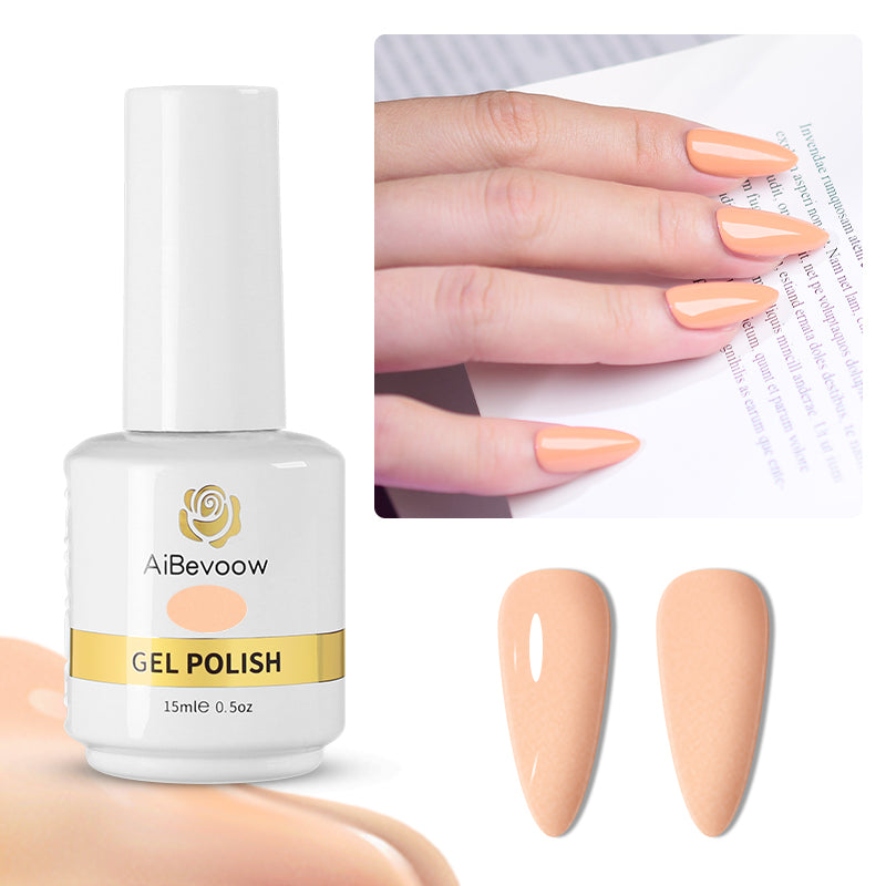 Cuti Color Series 15ml Gel Nail Polish, Gel Polish Set Soak Off LED Long-Wear Mirror Shine Essential Nail Gel Salon Manicure Design DIY at Home, 0.5 Fluid Ounces 15mlx1