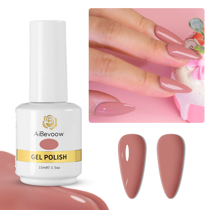 Cuti Color Series 15ml Gel Nail Polish, Gel Polish Set Soak Off LED Long-Wear Mirror Shine Essential Nail Gel Salon Manicure Design DIY at Home, 0.5 Fluid Ounces 15mlx1