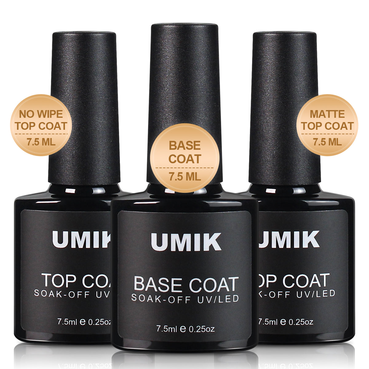 Base Coat And Top Coat Gel Nail Polish Set,UV/LED Soak Off Base Coat And Top Coat Nail Gel Polish, Function Nail Gel Nail Art Design Wash Free Top Coat Glossy Top Coat Base Nail Gel Base Coat Protect Fingernail For Home Salon Nail Art DIY