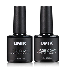 Base Coat And Top Coat Gel Nail Polish Set,UV/LED Soak Off Base Coat And Top Coat Nail Gel Polish, Function Nail Gel Nail Art Design Wash Free Top Coat Glossy Top Coat Base Nail Gel Base Coat Protect Fingernail  For Home Salon Nail Art DIY