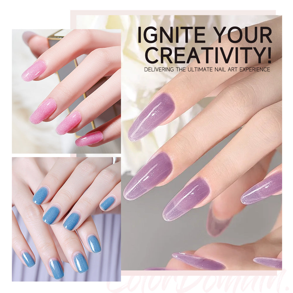 Aibevoow Gel Nail Polish Set 6Pcs Pastel Gel Polish Rainbow Colors Kit Soak off UV Spring Summer Ice Cream Varnish Nail Art Salon Manicure at Home(Pink Orange Yellow Green Blue Purple)