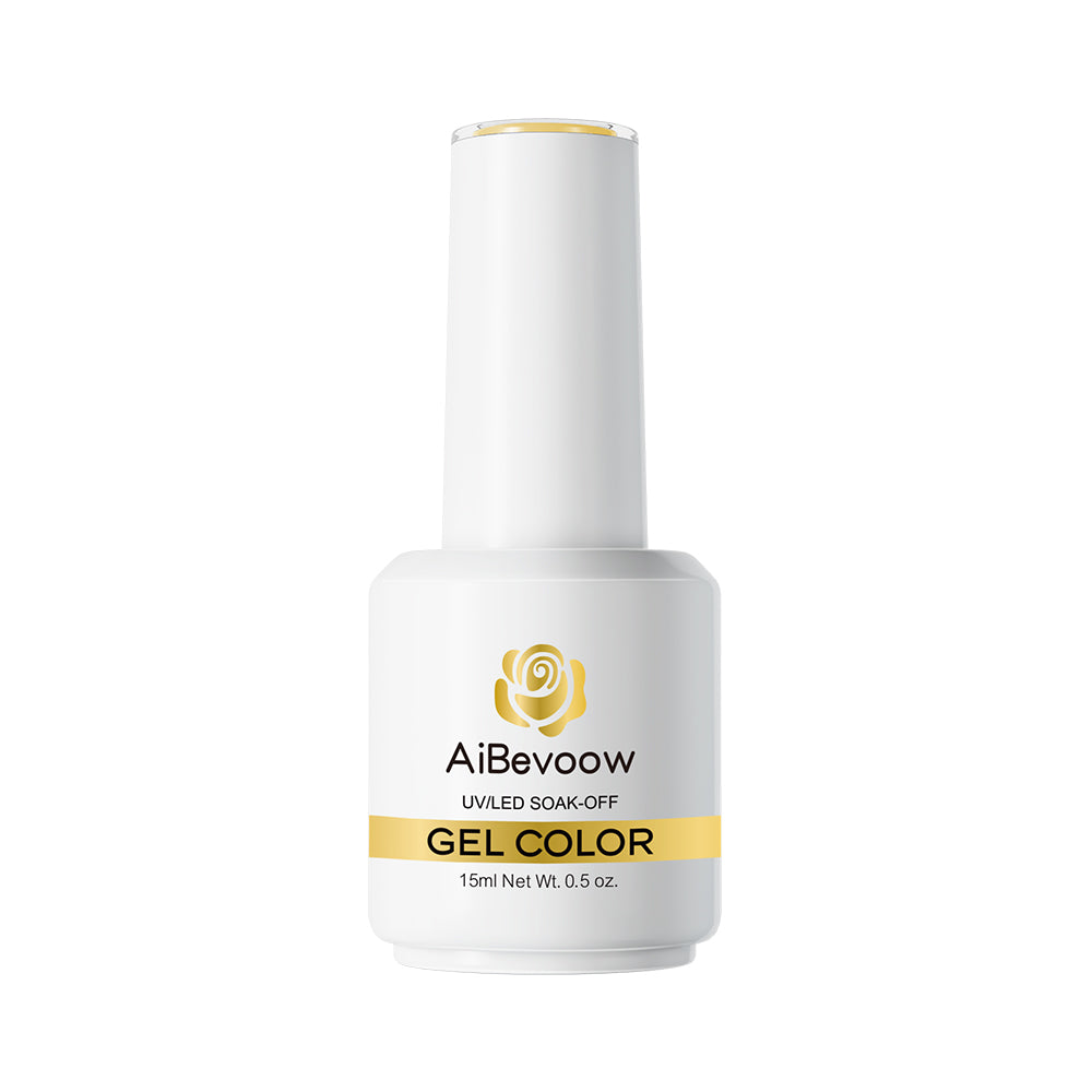 Aibevoow Pastel Gel Nail Polish Set Spring Summer Gel Polish Macaron Candy Sweet Color Gel Polish Pink Yellow White Colors Collection Nail Art Gift Box 15ML 6PCS