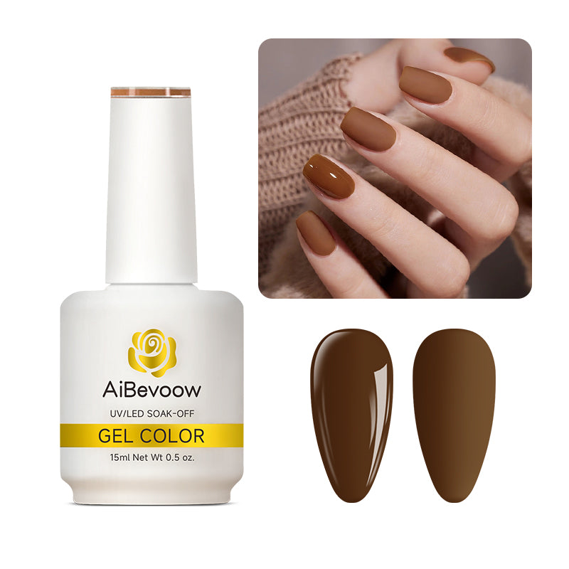 AiBevoow 32 Color Series Gel Polish  - 15ML Soak Off LED/UV Gel Nail Polish for Long Lasting Mirror Shine | Salon Quality Manicure for DIY Nails at Home