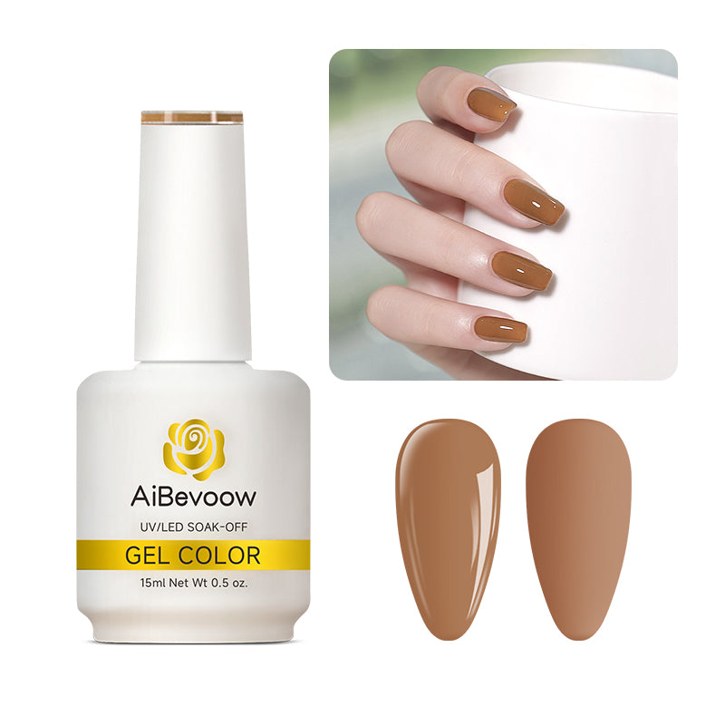 AiBevoow 32 Color Series Gel Polish  - 15ML Soak Off LED/UV Gel Nail Polish for Long Lasting Mirror Shine | Salon Quality Manicure for DIY Nails at Home