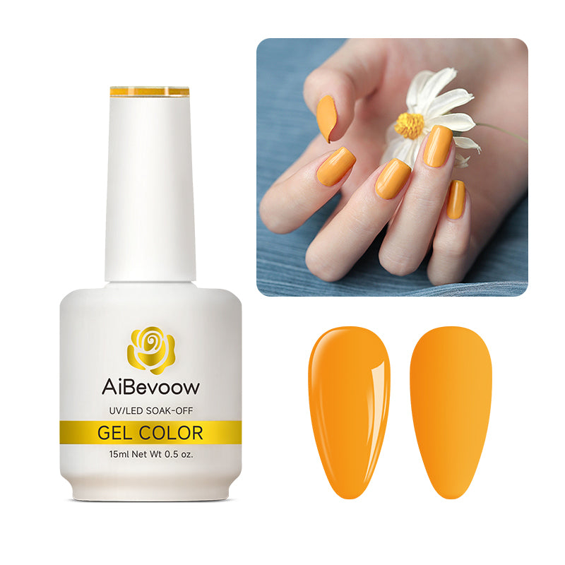 AiBevoow 32 Color Series Gel Polish  - 15ML Soak Off LED/UV Gel Nail Polish for Long Lasting Mirror Shine | Salon Quality Manicure for DIY Nails at Home
