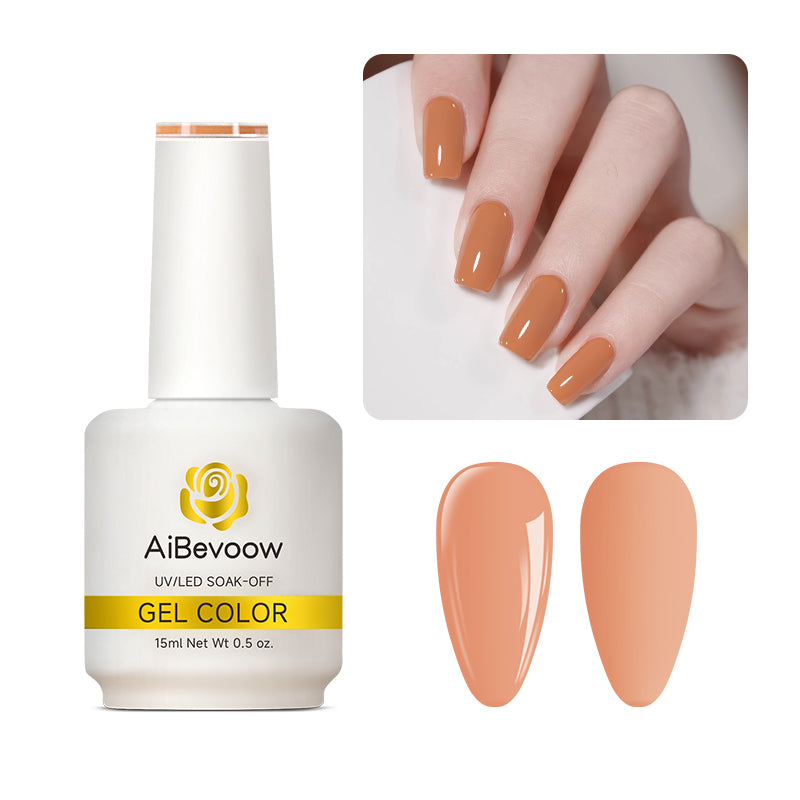 AiBevoow 32 Color Series Gel Polish  - 15ML Soak Off LED/UV Gel Nail Polish for Long Lasting Mirror Shine | Salon Quality Manicure for DIY Nails at Home