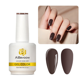 AiBevoow 32 Color Series Gel Polish  - 15ML Soak Off LED/UV Gel Nail Polish for Long Lasting Mirror Shine | Salon Quality Manicure for DIY Nails at Home