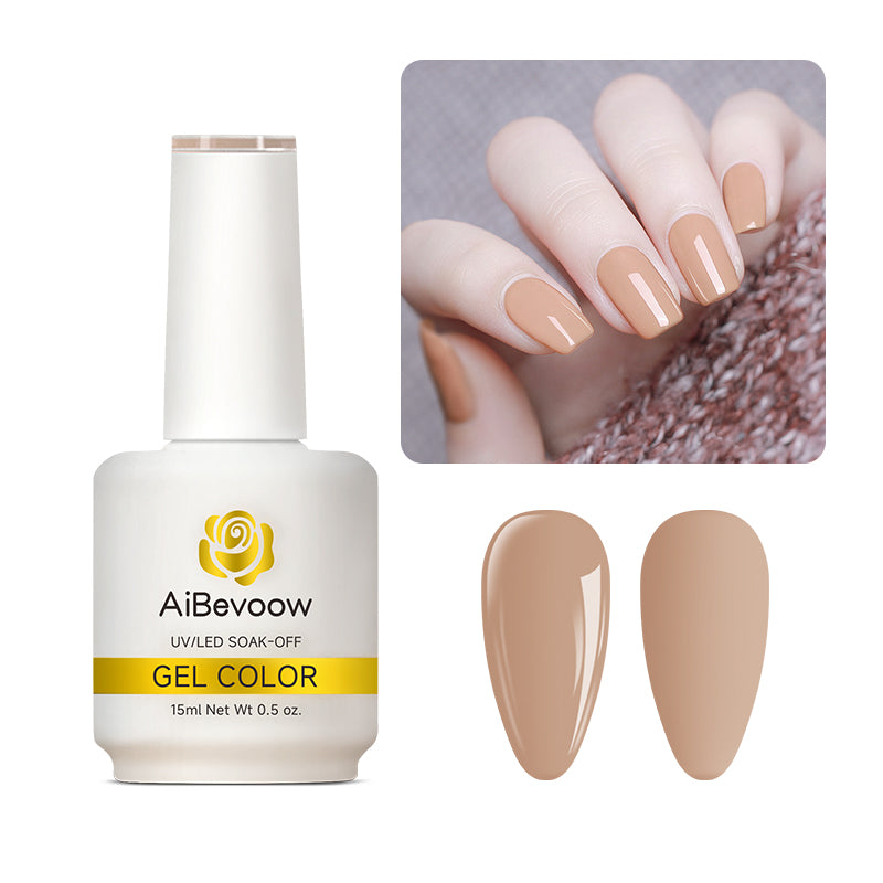 AiBevoow 32 Color Series Gel Polish  - 15ML Soak Off LED/UV Gel Nail Polish for Long Lasting Mirror Shine | Salon Quality Manicure for DIY Nails at Home