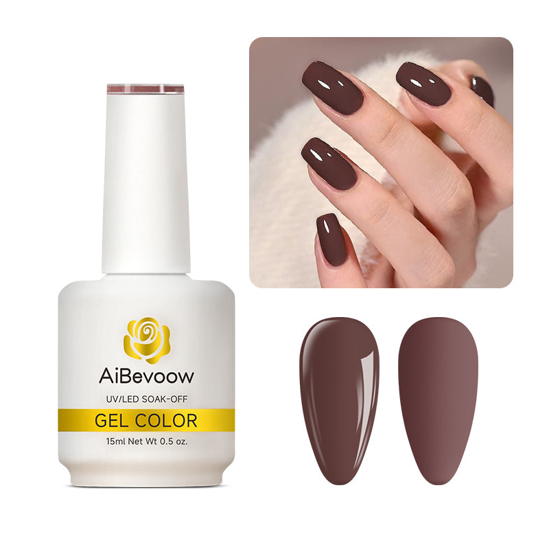 AiBevoow 32 Color Series Gel Polish  - 15ML Soak Off LED/UV Gel Nail Polish for Long Lasting Mirror Shine | Salon Quality Manicure for DIY Nails at Home