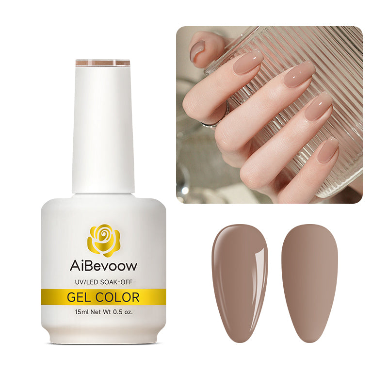 AiBevoow 32 Color Series Gel Polish  - 15ML Soak Off LED/UV Gel Nail Polish for Long Lasting Mirror Shine | Salon Quality Manicure for DIY Nails at Home
