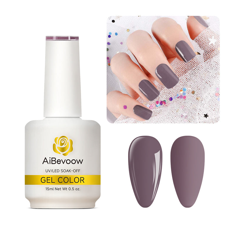 AiBevoow 32 Color Series Gel Polish  - 15ML Soak Off LED/UV Gel Nail Polish for Long Lasting Mirror Shine | Salon Quality Manicure for DIY Nails at Home