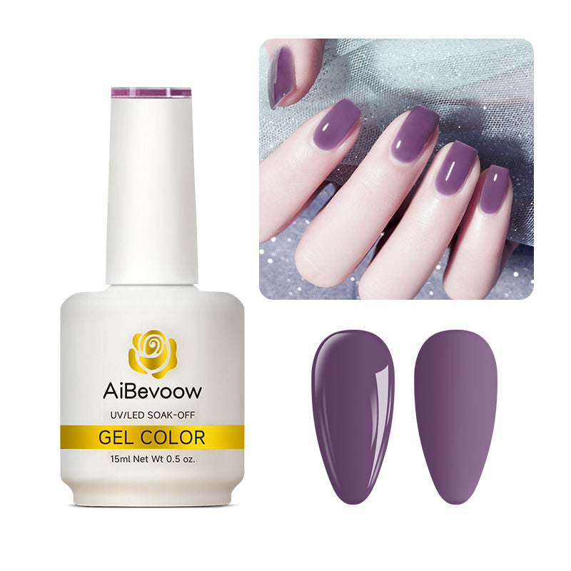 AiBevoow 32 Color Series Gel Polish  - 15ML Soak Off LED/UV Gel Nail Polish for Long Lasting Mirror Shine | Salon Quality Manicure for DIY Nails at Home