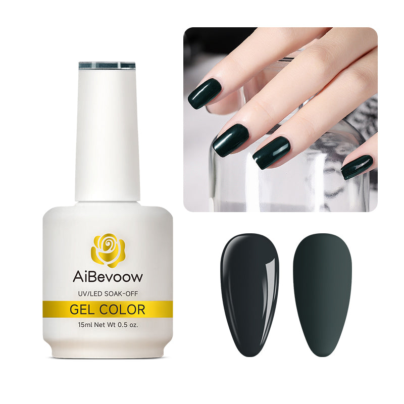 AiBevoow 32 Color Series Gel Polish  - 15ML Soak Off LED/UV Gel Nail Polish for Long Lasting Mirror Shine | Salon Quality Manicure for DIY Nails at Home