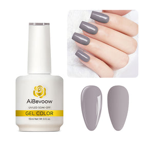 AiBevoow 32 Color Series Gel Polish  - 15ML Soak Off LED/UV Gel Nail Polish for Long Lasting Mirror Shine | Salon Quality Manicure for DIY Nails at Home